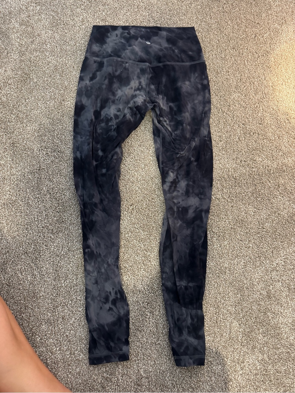 lululemon athletica Black Tie-Dye High-Rise Align Leggings